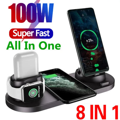 100W wireless charger Fast Charging Station