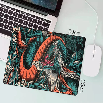 Japanese Dragon Large Gaming Mousepad XXL Keyboard Gamer Mouse Pad on The Table Speed Desk Mat Anime 900x400 700X300 Mouse Mats